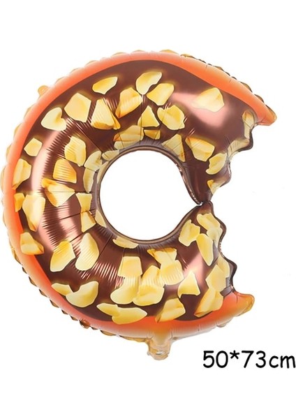 Donuts Siyah Altın Renkli Şeker Folyo Balonlar Lolipop Helyum Balonları Bebek Duş Doğum Günü Düğün Parti Malzemeleri Noel Dekorasyon Globos (Yurt Dışından)