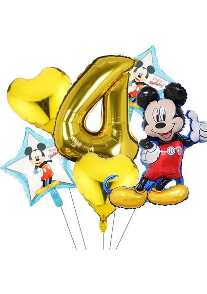 Akik 1 Takım Mickey Minnie Balonlar Bebek Duş Doğum Günü Partisi Süslemeleri 32 Inç Numarası Karikatür Mickey Mouse Balon Çocuk Oyuncakları Globos (Yurt Dışından)