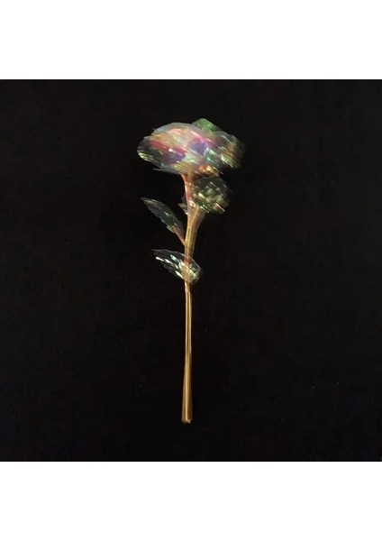 000 2020 LED Büyülü Galaxy Gül Ebedi 24K Altın Folyo Çiçek Noel Sevgililer Günü Hediyesi Için Kubbede Peri Dize Işıkları ile (Yurt Dışından)