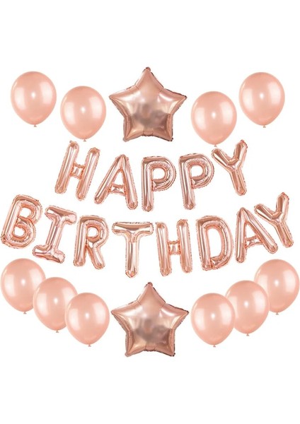 Numarası 7 Gül Altın Düğün Doğum Günü Partisi Balonlar Mutlu Doğum Günü Mektup Folyo Balon Bebek Duş Yıldönümü Olay Parti Dekor Malzemeleri (Yurt Dışından) modelleri