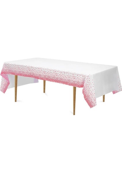 Siyah 137X274CM Gül Altın Nokta Yaldızlı Masa Örtüsü 137*274CM Tek Kullanımlık Masa Örtüsü Çocuk Doğum Günü Partisi Malzemeleri Bebek Duş Düğün Ev Dekor (Yurt Dışından)