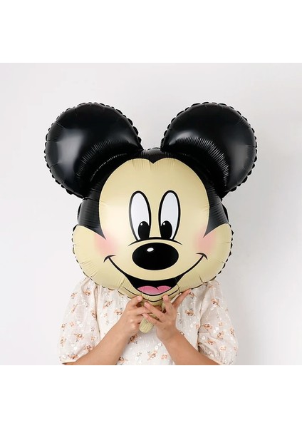 SP010B06 Altın 1 Pc Minnie Mickey Mouse Kafa Balon Helyum Globos 24 Inç Disney Mickey Folyo Balonlar Bebek Duş Doğum Günü Partisi Süslemeleri (Yurt Dışından) modelleri