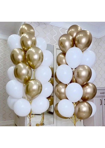 Mix 18 Adet S 18 Adet/takım Metalik Altın Gümüş Beyaz Balon Brial Doğum Günü Konfeti Topları Hava Helyum Balon Ramazan Ev Şenlikli Parti Malzemeleri (Yurt Dışından) fiyatları