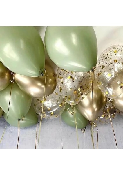 Mix 18 Adet S 18 Adet/takım Metalik Altın Gümüş Beyaz Balon Brial Doğum Günü Konfeti Topları Hava Helyum Balon Ramazan Ev Şenlikli Parti Malzemeleri (Yurt Dışından) indirimleri