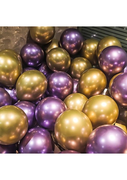 40 Adet Style5 30/40 Adet 10 Inç Metal Lateks Balon Altın Balon Konfeti Seti Doğum Günü Balonları Düğün Dekorasyon Doğum Günü Partisi Dekorasyon (Yurt Dışından)