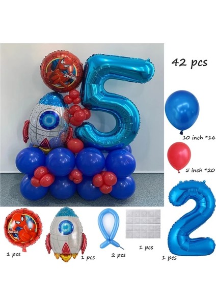 Örümcek Adam 2 10 Adet Disney Minnie Mickey Mouse Şişme Alüminyum Balon Erkekler ve Kızlar Için Bebek Duş Çocuk Doğum Günü Partisi Etkinlikleri Dıy Dekor (Yurt Dışından)