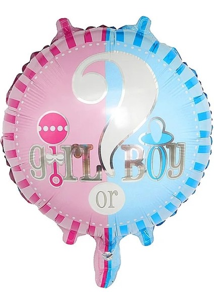 18 Inç 1 Adet Cinsiyet Reveal Parti Süslemeleri Tek Kullanımlık Sofra Bebek Duş Kağıt Tabak Bardak Peçete Masa Örtüsü Erkek Veya Kız Parti Malzemeleri (Yurt Dışından)