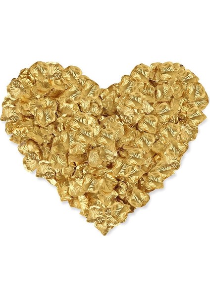 Altın 500 Adet 500/1000 Adet Beyaz Gül Yaprakları Yapay Romantik Ipek Gül Çiçek Petal Favor Olay Masa Dekor Malzemeleri Düğün Dekorasyon (Yurt Dışından)