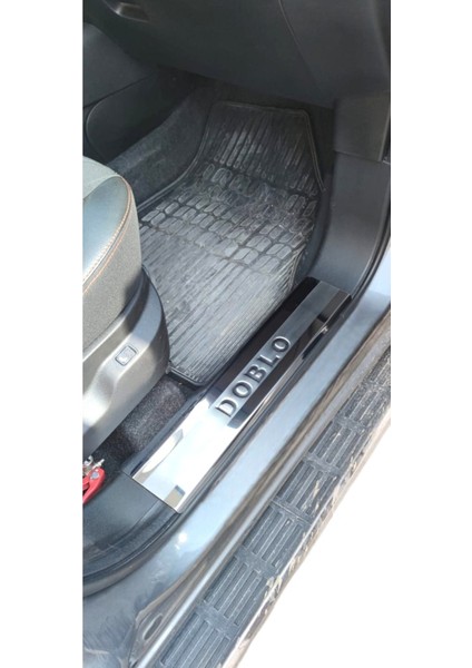 Fiat Doblo Krom İç Kapı Eşiği Takımı 2010-2022 Arası Paslanmaz Çelik