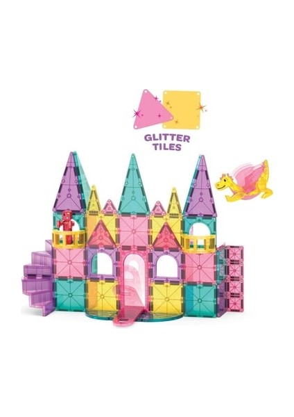 Castle Dlx + Micromags - Prenses Şatosu 48 Parça fırsatları