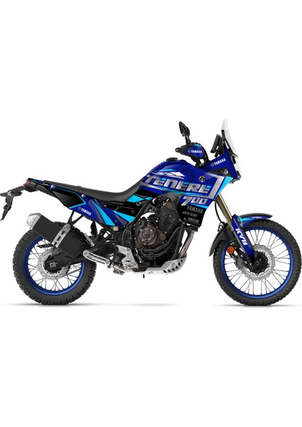 Yamaha T7 Tenere 700 Sticker Set Parlak