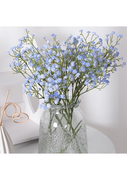 A07 90 Kafaları 52 cm Yapay Plastik Gypsophila Çiçek Buketi Dıy Çiçek Aranjmanı Süsler Düğün Parti Sahte Bitkiler Dekorasyon (Yurt Dışından) modelleri