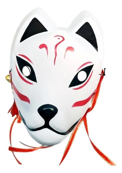 F Anbu Maskesi Japon Anime Cosplay Maskeleri Demonslayer Fo*xmasks Tam Yüz Maskesi Masquerade Festivali Ka-buki Kitsune Maskeleri Cadılar Bayramı