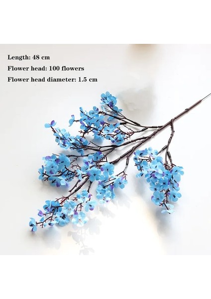 19 Yapay Çiçek Kiraz Bahar Erik Çiçeği Şeftali Dalı 30 cm -60 cm Ipek Çiçek Ağacı Çiçek Tomurcuğu Düğün Dekorasyon Için (Yurt Dışından)