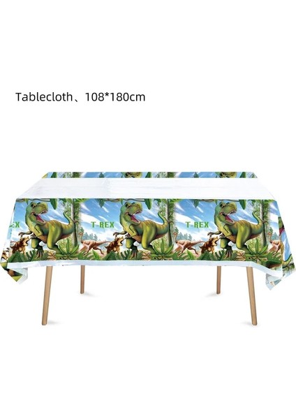 13 Adet No-1 Jurassic Dünya Dinozor Tema Tek Kullanımlık Sofra Jungle Safari Dinozor Peçete Plakası Vahşi Roar Boy Mutlu Doğum Günü Partisi Dekoru (Yurt Dışından)