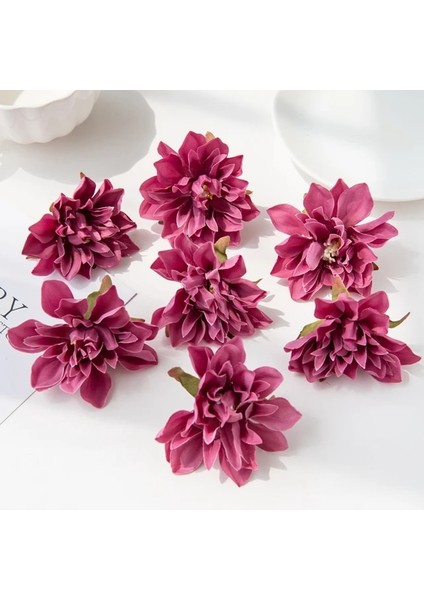 Gül Kırmızı 10 Adet 20 Adet Yapay Çiçekler Ipek Gerbera Ercik Yılbaşı Gecesi Süslemeleri Ev Düğün Bahçe Gül Kemer Noel Çelenk Broş (Yurt Dışından)