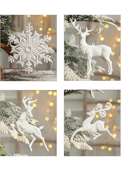 Dans Eden Melek B 1 Pc Noel Kolye Noel Ağacı Elk Kar Tanesi Süsler Ev Asılı Dekorlar Noel Partisi Yeni Yıl Çocuklar Hediye (Yurt Dışından)