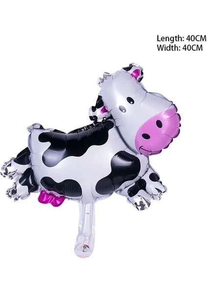 3D Folyo Balon 1 Adet Yürüyüş Çiftlik Hayvanı Balonlar Hayvan Folyo Mylar Balon Ördek Horoz Domuz Koyun At Inek Helyum Balon Çiftlik Partisi Dekoru Için (Yurt Dışından)