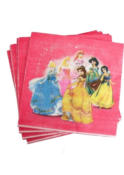 10 Adet Davetiye Disney Prenses Çocuk Kız Doğum Günü Partisi Dekorasyon Seti Kağıt Bardak Plaka Afiş Şapka Hasır Hediye Çantası Bebek Duş Parti Malzemeleri (Yurt Dışından)