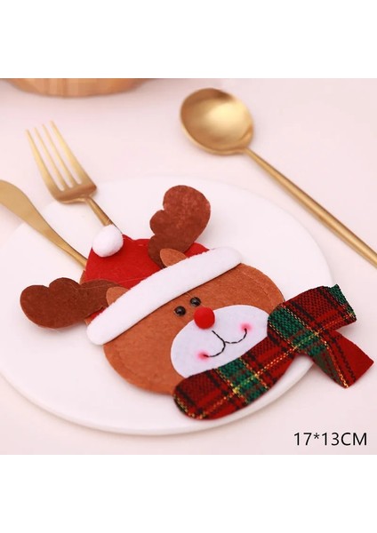 Stil 7 2021 Noel Noel Süslemeleri Ev Yemeği Masa Süsü Yeni Yıl 2022 Noel Hediyesi Sofra Çatal Bıçak Tutucu Çanta Navidad (Yurt Dışından) indirimleri