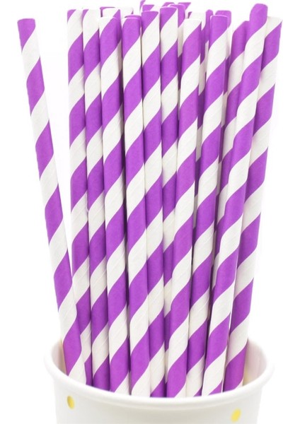 S002 25 Adet Biyobozunur Çizgili Kağıt Payet Pembe Mavi Sarı Çizgili Pipet Düğün Doğum Günü Partisi Dekorasyon Bebek Duş Çocuklar (Yurt Dışından) indirimleri