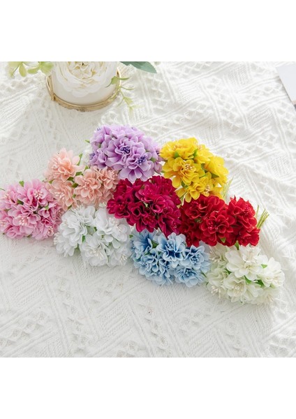 Sarı 18 Parça 18 Adet Yapay Çiçekler Buket Ercik Düğün Parti Noel Süslemeleri Ev El Yapımı Çelenk Hediye Karalama Defteri Zanaat Sahte Bitki (Yurt Dışından) modelleri