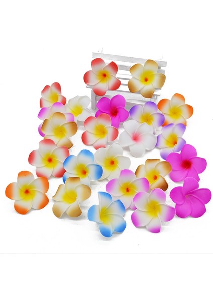 H-2-H15 5 cm 30 Adet 5/6/7/8/9 cm Pe Köpük Plumeria Çiçekler Dıy Yapay Çelenk Headdress Frangipani Yumurta Çiçek Kafaları Hawaii Düğün Dekor (Yurt Dışından)