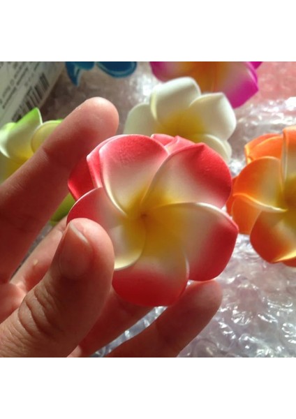 H-2-H15 5 cm 30 Adet 5/6/7/8/9 cm Pe Köpük Plumeria Çiçekler Dıy Yapay Çelenk Headdress Frangipani Yumurta Çiçek Kafaları Hawaii Düğün Dekor (Yurt Dışından)