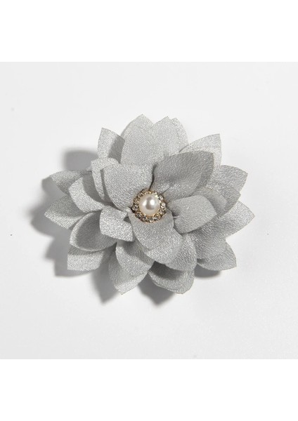 Pembe 10 Adet 5.5 cm 2.1 "küçük Katmanlı Yapay Kumaş Çiçek Düğün Butik Şifon Lotus Parti Zanaat Ev Saç Aksesuarları (Yurt Dışından)