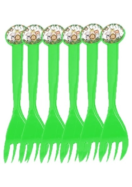 FORK-10PCS Orman Hayvan Tema Parti Dekoru Jungle Safari Plastik Tek Kullanımlık Hediye Çantası Doğum Günü Partisi Malzemeleri Yağma Şeker Çanta Çocuklar Favor Hediye (Yurt Dışından)