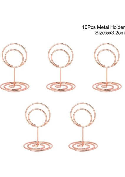 10 Adet Metal Tutucu 10 Adet Doğal Ahşap Yer Kartı Sahipleri Stand Kartı Fotoğraf Klip Tutucu Rustik Düğün Süslemeleri Parti Masa Numarası Adı Burcu (Yurt Dışından)