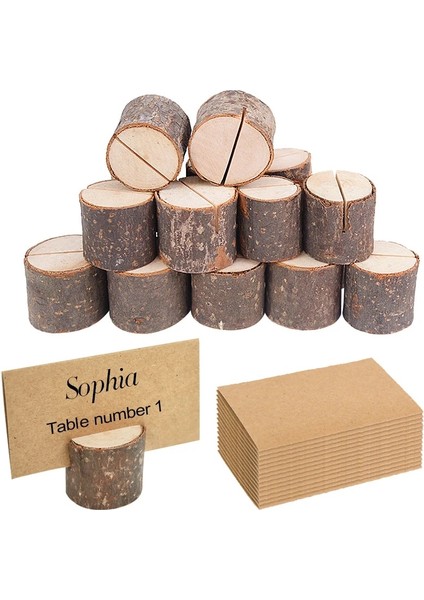 10 Adet Metal Tutucu 10 Adet Doğal Ahşap Yer Kartı Sahipleri Stand Kartı Fotoğraf Klip Tutucu Rustik Düğün Süslemeleri Parti Masa Numarası Adı Burcu (Yurt Dışından) fiyatları