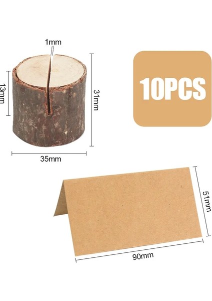 10 Adet Metal Tutucu 10 Adet Doğal Ahşap Yer Kartı Sahipleri Stand Kartı Fotoğraf Klip Tutucu Rustik Düğün Süslemeleri Parti Masa Numarası Adı Burcu (Yurt Dışından) modelleri