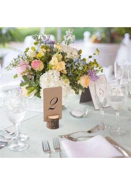 10 Adet Metal Tutucu 10 Adet Doğal Ahşap Yer Kartı Sahipleri Stand Kartı Fotoğraf Klip Tutucu Rustik Düğün Süslemeleri Parti Masa Numarası Adı Burcu (Yurt Dışından) indirimleri