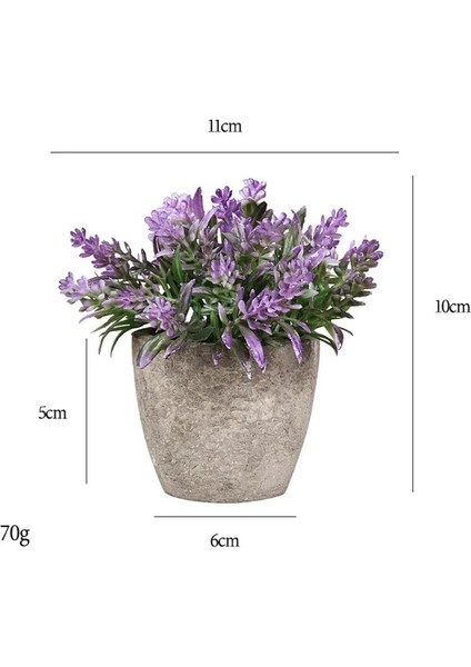 12 Mini Yapay Çiçekler Bitkiler Bonsai Masa Süsü Küçük Simüle Ağaç Saksı Bitkileri Sahte Çiçekler Ofis Masası Saksı Süs Ev (Yurt Dışından)
