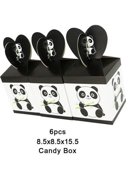 Kağıt SAMAN-25PCS Panda Doğum Günü Folyo Balonlar Doğum Günü Partisi Dekorasyon Çocuklar Kağıt Kutu Çanta Bardak Hayvan Şişme Balon Bebek Duş Dekor (Yurt Dışından) indirimleri