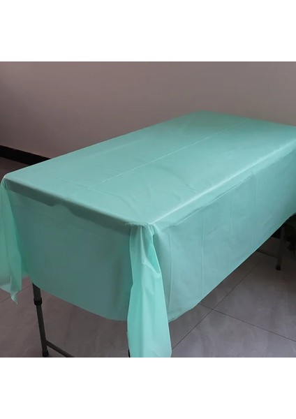 A-Açık Yeşil Parti Masa Örtüsü Tek Kullanımlık Masa Örtüsü Masa Örtüsü Masa Örtüsü Masa Örtüleri Düğün Doğum Günü Dikdörtgen Parti Ev Masa Örtüsü Boda (Yurt Dışından)