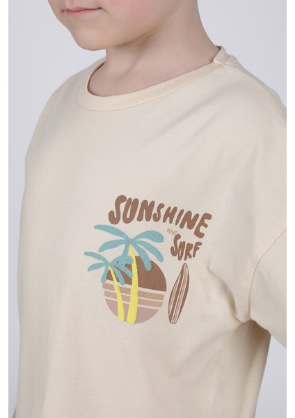 Sunshıne Surf Ön ve Sırt Baskı Detaylı Şortlu Takım fırsatları