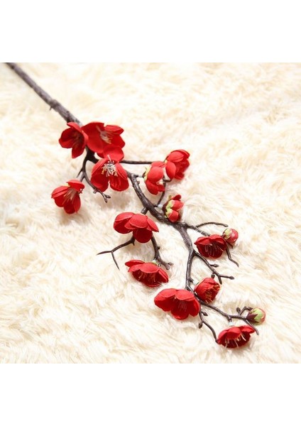 Stil 5 Yapay Çiçek Kiraz Bahar Erik Çiçeği Şeftali Dalı 30 cm -60 cm Düğün Dekorasyon Için Ipek Çiçek Ağacı Çiçek Tomurcuğu (Yurt Dışından)