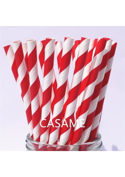 Tutku 25 Adet 25/50/100 Adet Romantik Kağıt Pipetler Biyobozunur Vintage Retro Çiçek Içme Kağıt Pipetler Noel Dekorasyon Düğün Etkinlikleri (Yurt Dışından)