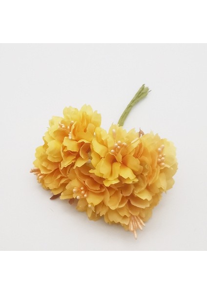 31 6 Adet/grup 3 cm Ipek Krizantem Yapay Çiçekler Kafa Dıy Çelenk Hediye Kutusu Zanaat Sahte Çiçek Düğün Ev Partisi Dekorasyon Için (Yurt Dışından)