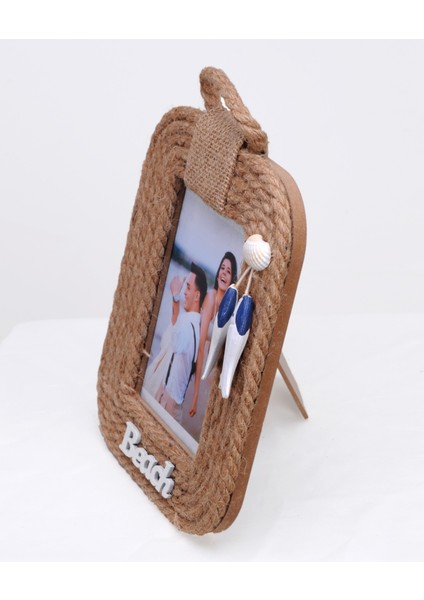 Kişiye Özel Fotoğraflı Çerçeve Hasır