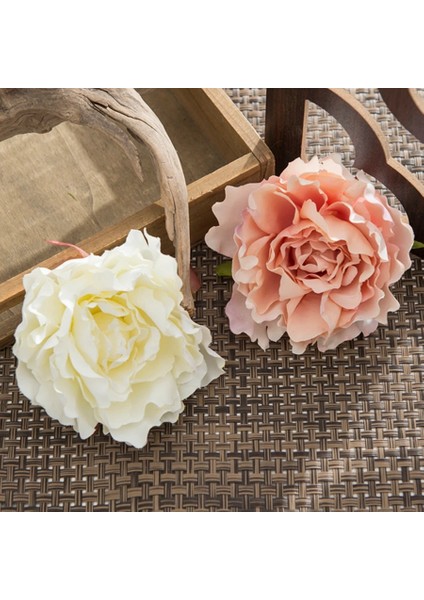 Süt Beyaz 10 Parça 10 Adet Yapay Çiçekler Ev Noel Süslemeleri Ev Için Ipek Şakayık Sahte Bitki Diy Scrapbooking Açık Düğün Dekorasyon (Yurt Dışından)