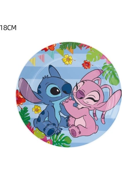 Kaşık 10 Adet Disney Karikatür Lilo ve Stitch Doğum Günü Partisi Malzemeleri Dikiş Çocuk Süslemeleri Kağıt Tabak Balonlar Sofra Bebek Duş Malzemeleri (Yurt Dışından)