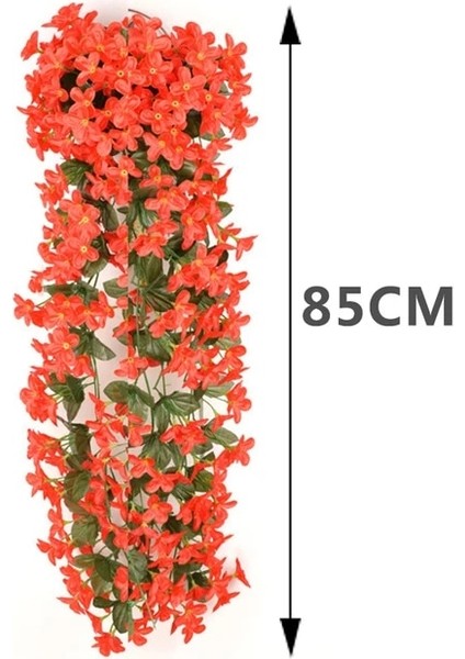 P-85 cm Yeşil Yapay Bitki Sarmaşıklar Duvar Asılı Rattan Açık Bahçe Düğün Ev Dekorasyon Aksesuarları Plastik Yapraklar Sahte Bitkiler (Yurt Dışından)
