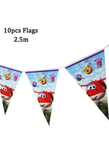 GIFTBAG-10PCS Süper Kanatları Çocuk Doğum Günü Partisi Dekorasyon Tek Kullanımlık Plaka Jett Alüminyum Film Balon Karikatür Jet Uçağı Bebek Duş Malzemeleri (Yurt Dışından) indirimleri