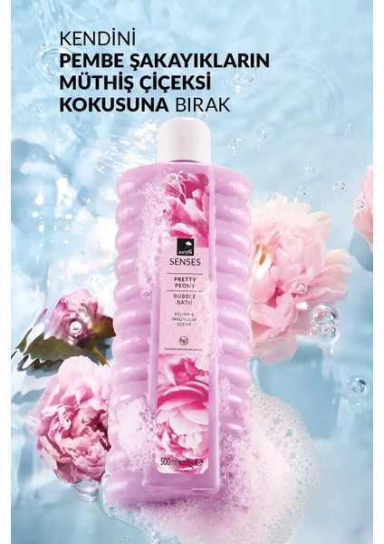 Senses Pretty Peony Şakayık ve Manolya Kokulu Banyo Köpüğü 500 ml modelleri