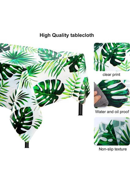 6 Adet Çatal 137X274 cm Tek Kullanımlık Kaplumbağa Yaprakları Masa Örtüsü Hawaii Düğün Doğum Günü Masa Örtüsü Tropikal Orman Mutlu Doğum Günü Partisi Tedarikçisi (Yurt Dışından)