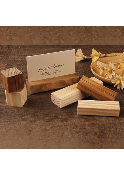 Eğik Style1 3X3X3 cm 1 Adet Düğün Ahşap El Sanatları Yer Kartı Sahipleri Fotoğraf Kartpostal Klip Standı Nişan Doğum Günü Partisi Masa Numarası Tutucu Adı Burcu (Yurt Dışından) modelleri