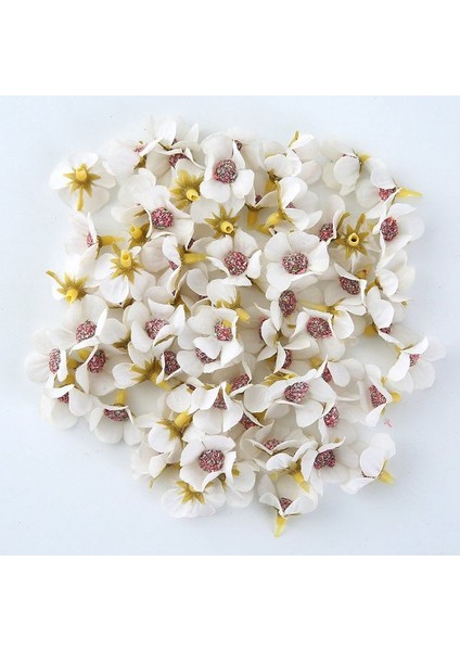 Beyaz Papatya 100 Adet 100 Adet 2 cm Sahte Papatya Çiçek Başları Mini Ipek Yapay Çiçekler Çelenk Scrapbooking Ev Düğün Sevgililer Günü Süslemeleri Için (Yurt Dışından)